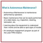 Automomous Maintenance